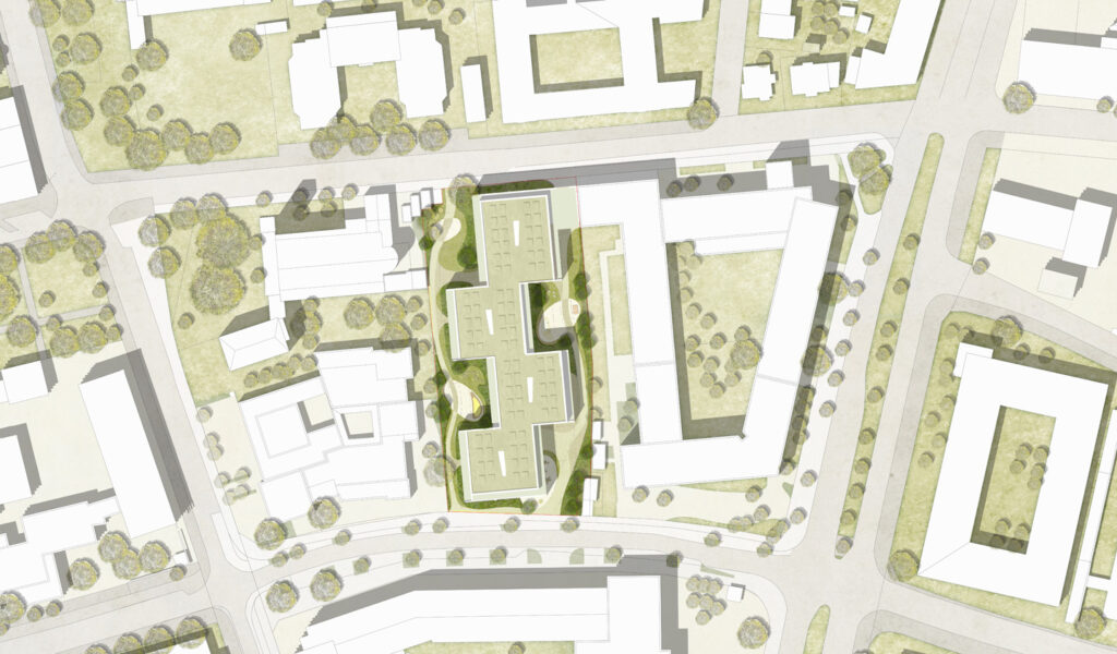 Erlangen, Hofmann und Mozartstraße Knoop & Rödl